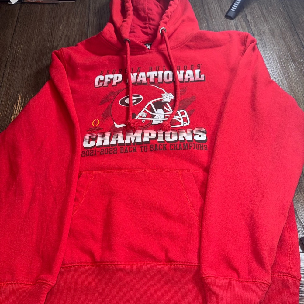 47 Red Georgia Bulldogs CFP National Champions Sweater
